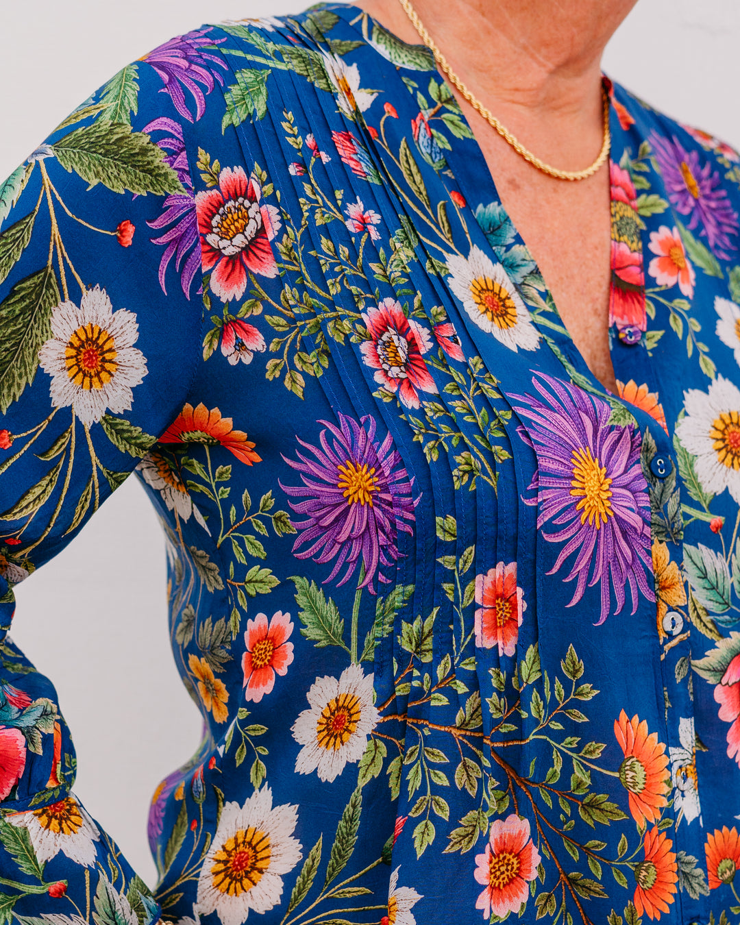 Johnny Was: Darmis Blouse in Lilla (C12226)