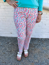 Load image into Gallery viewer, A La Carte: Pull On Ankle-Leaf Print Dress Pants
