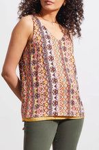 Load image into Gallery viewer, Tribal: Reversible V-Neck Cami in Dijon 7265O-1434

