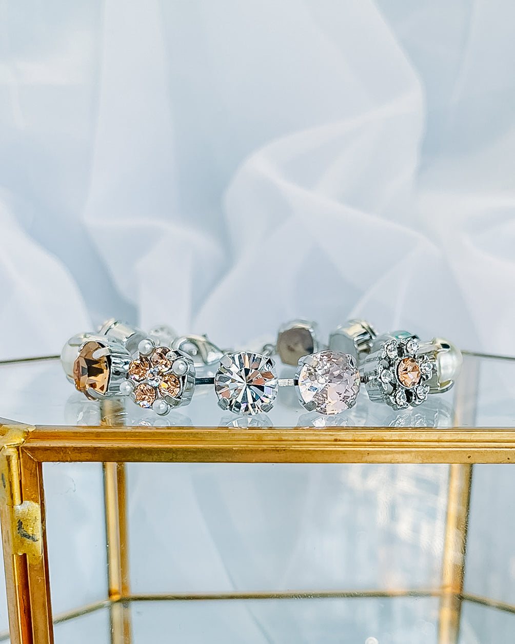 Mariana: Pearl Compact Bracelet (B-4114/1-6006-RO)