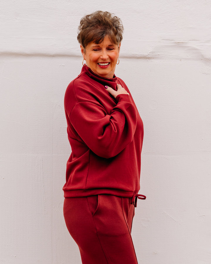 Varley: Betsy Sweat in New Maroon (VAR00979)