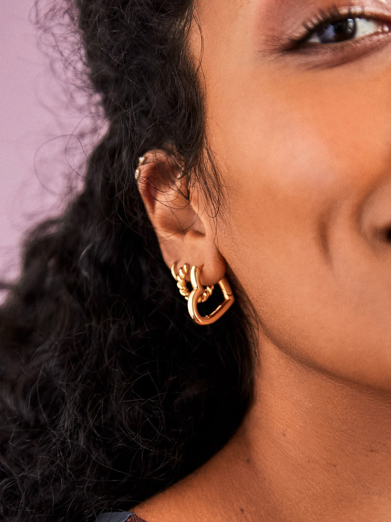 BaubleBar: Velma Earrings in Gold