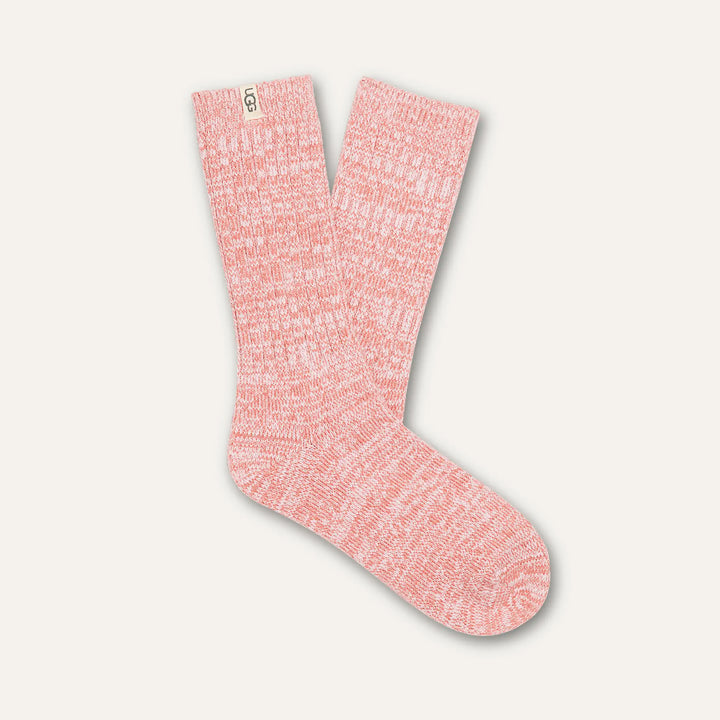 UGG: Rib Knit Slouchy Crew Socks In Dusk