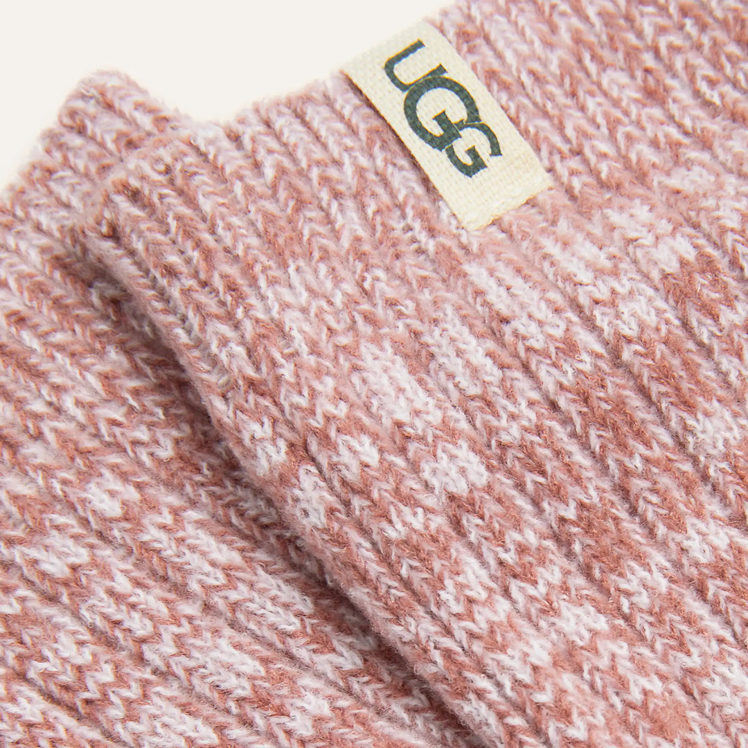 UGG: Rib Knit Slouchy Crew Socks In Dusk