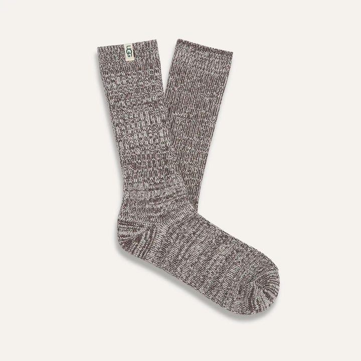 UGG: Rib Knit Slouchy Crew Socks in Nightfall