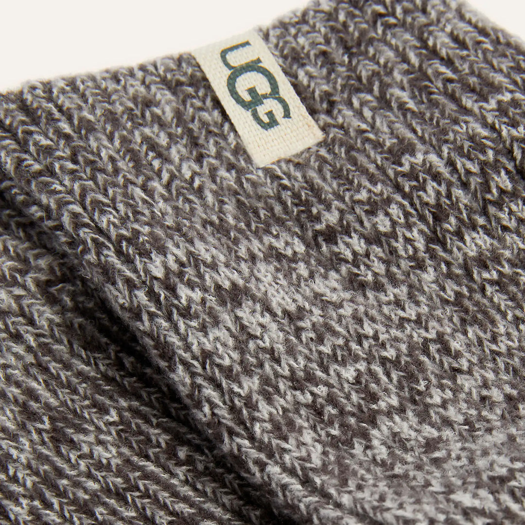 UGG: Rib Knit Slouchy Crew Socks in Nightfall
