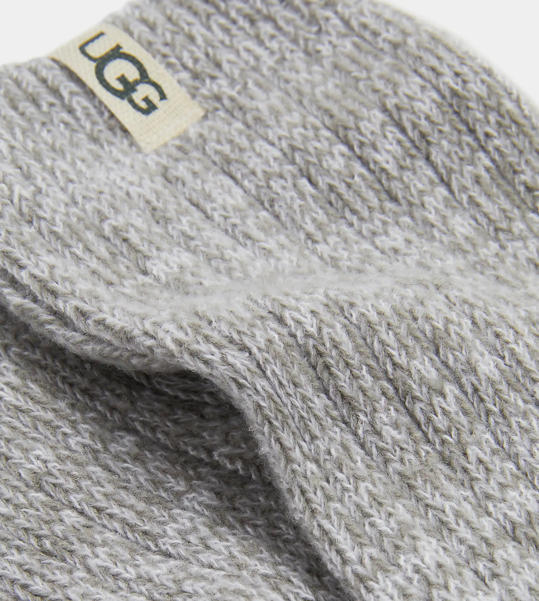 UGG: Rib Knit Slouchy Crew Socks In Seal