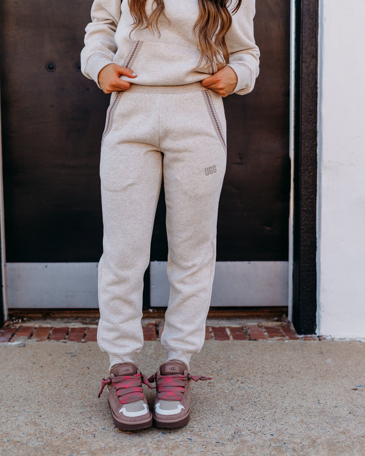 UGG: Tasman Joggers in Caribou Heather