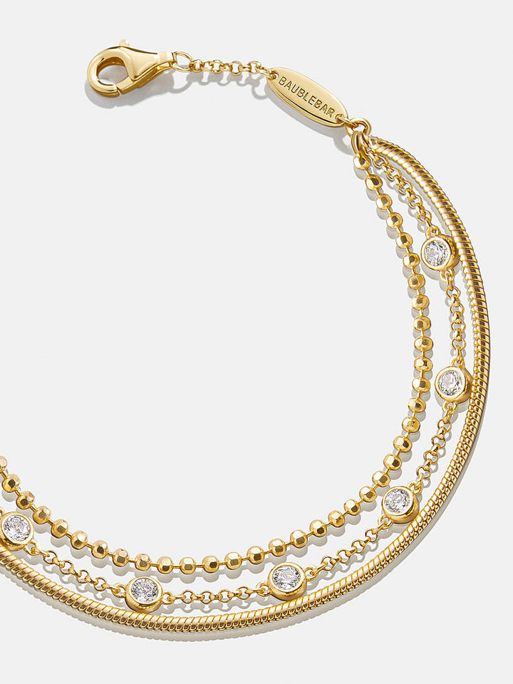 Baublebar: Skye 18K Gold Layered Bracelet