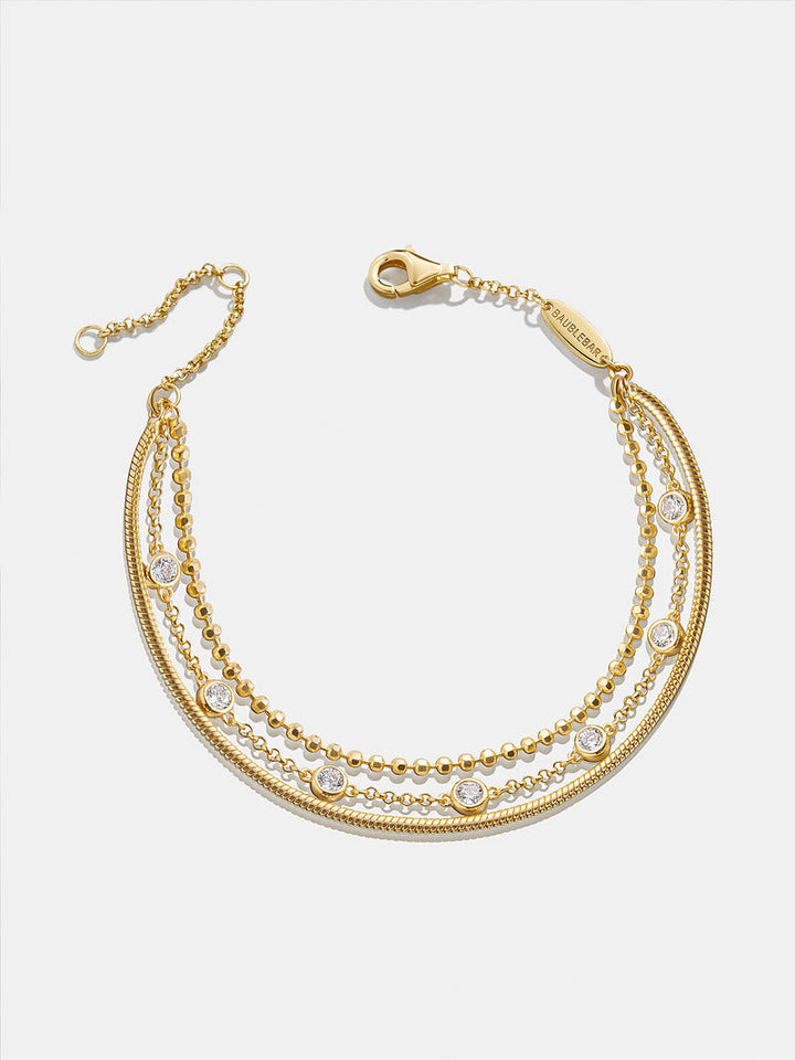 Baublebar: Skye 18K Gold Layered Bracelet
