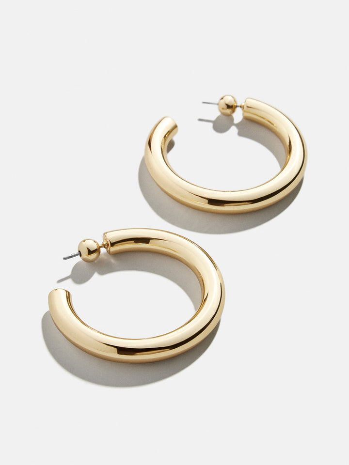 BaubleBar: Dalilah Large Earrings in Gold (84469)