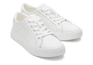 TOMS: Kameron Lace Up White Sneaker