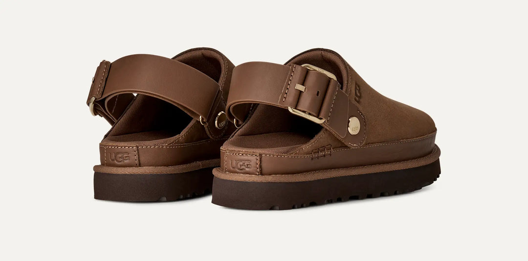 UGG: W Goldenstar Villa Clog in Dark Chestnut (1169590)