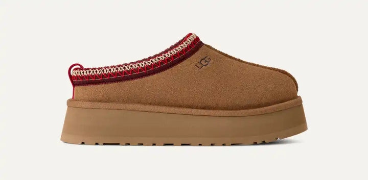 UGG: (New Style #) Tazz Platform Slipper in Chestnut