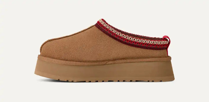 UGG: (New Style #) Tazz Platform Slipper in Chestnut