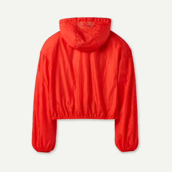 UGG: W Chiara Full-Zip Hooded Jacket in Lobster - The Vogue Boutique