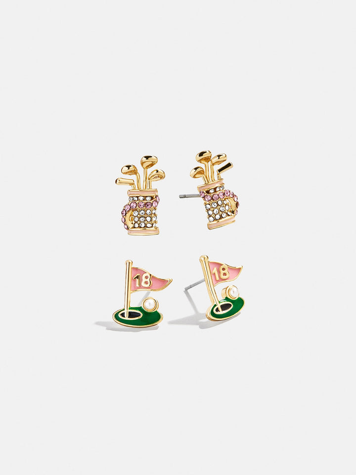 BaubleBar: Hole in One Earring Set in Multi