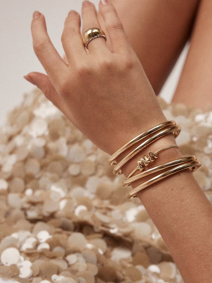 BaubleBar: Nadia Bracelet in Gold