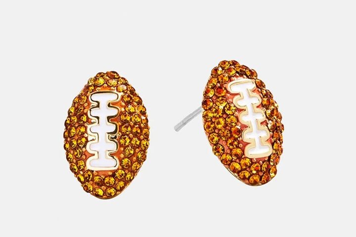 BaubleBar: Touchdown Earring Set in Brown/Gold