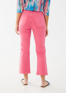 French Dressing Jeans: Olivia Boot Crop Jean in Flamingo Pink