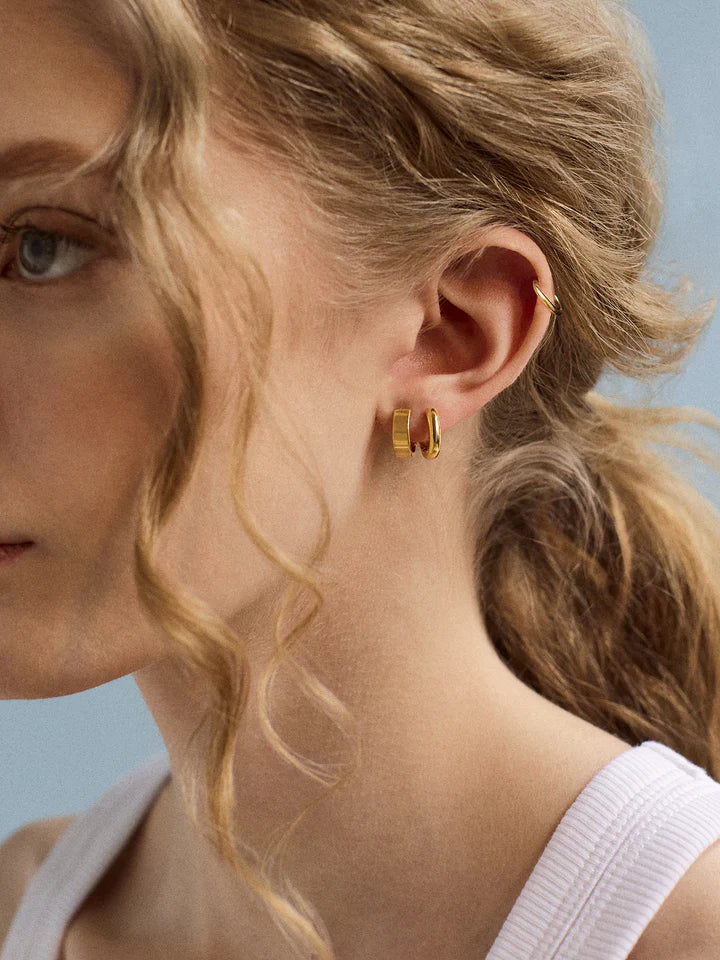 BaubleBar: Maris Waterproof Earring Set in Gold - The Vogue Boutique