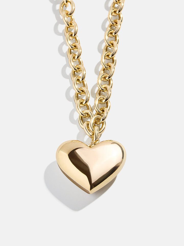 Baublebar: Millie Mini Bubble Heart Necklace in Gold