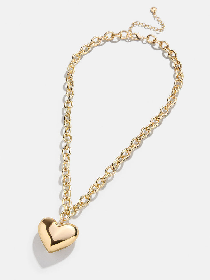 Baublebar: Millie Mini Bubble Heart Necklace in Gold