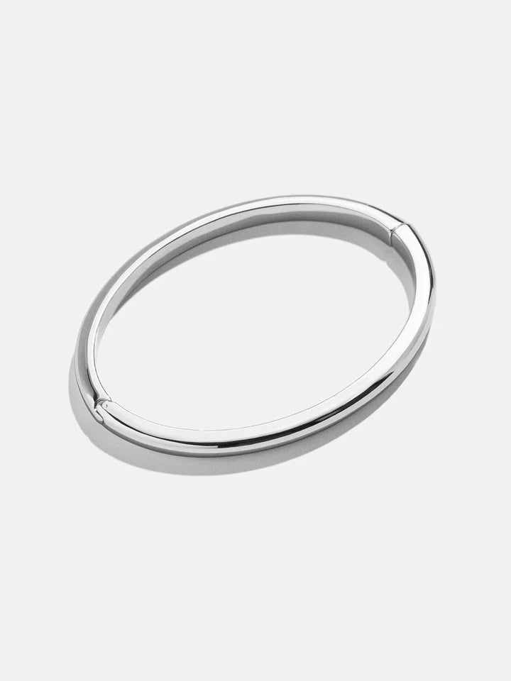 BaubleBar: Nadia Classic Hinge Bangle in Silver (86278)