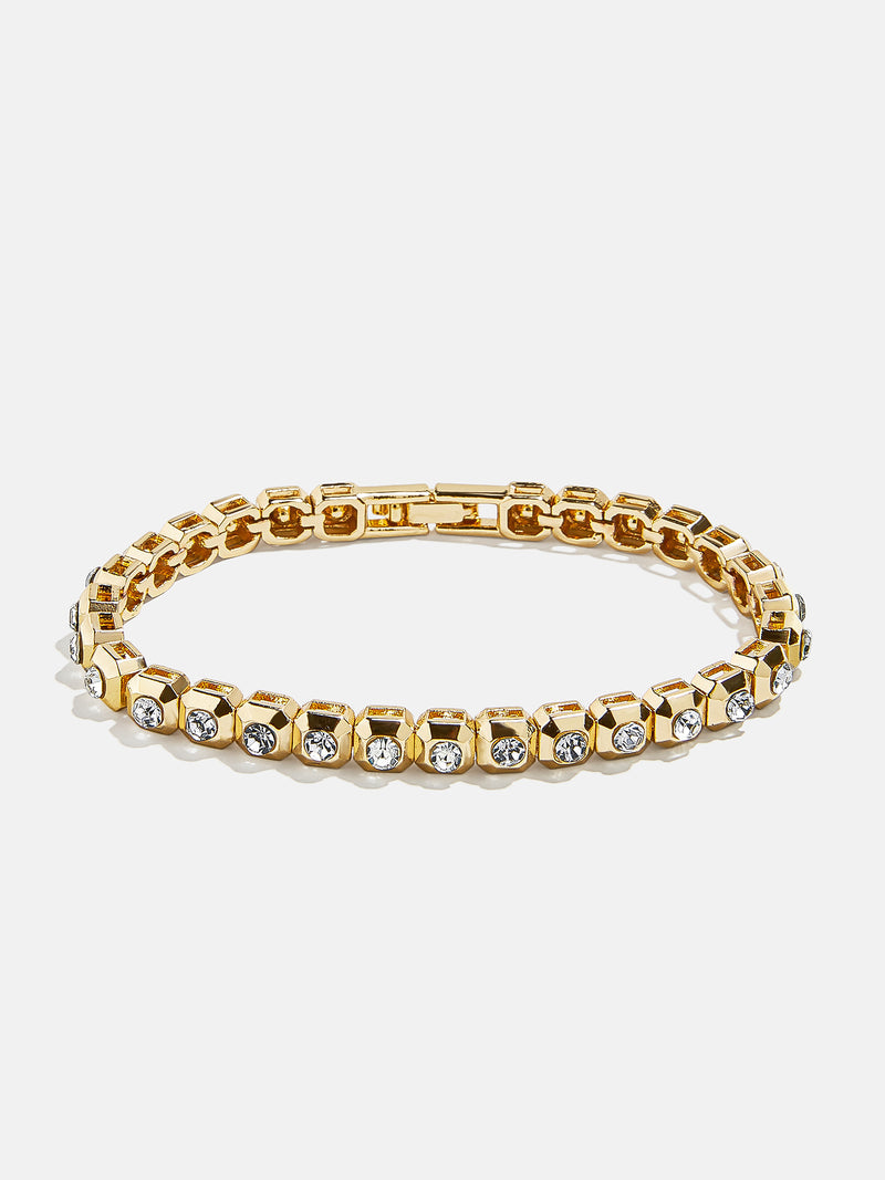 Baublebar: Megan Tennis Bracelet in Gold/Pavé