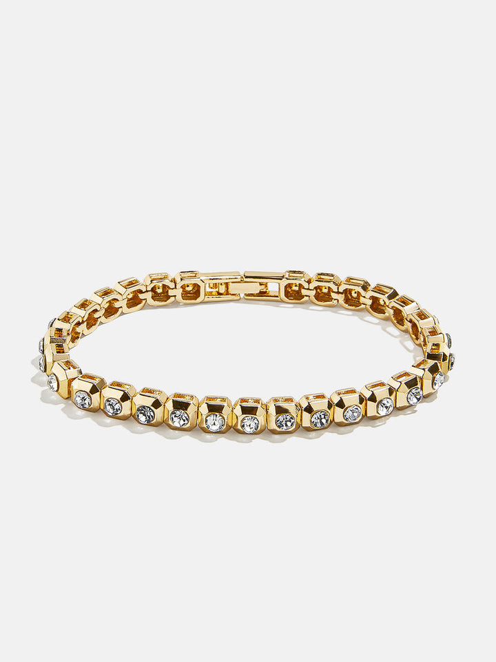 Baublebar: Megan Tennis Bracelet in Gold/Pavé