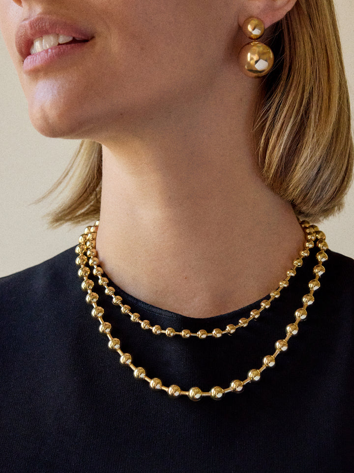 BaubleBar: Pisa Layered Necklace in Gold (89204)