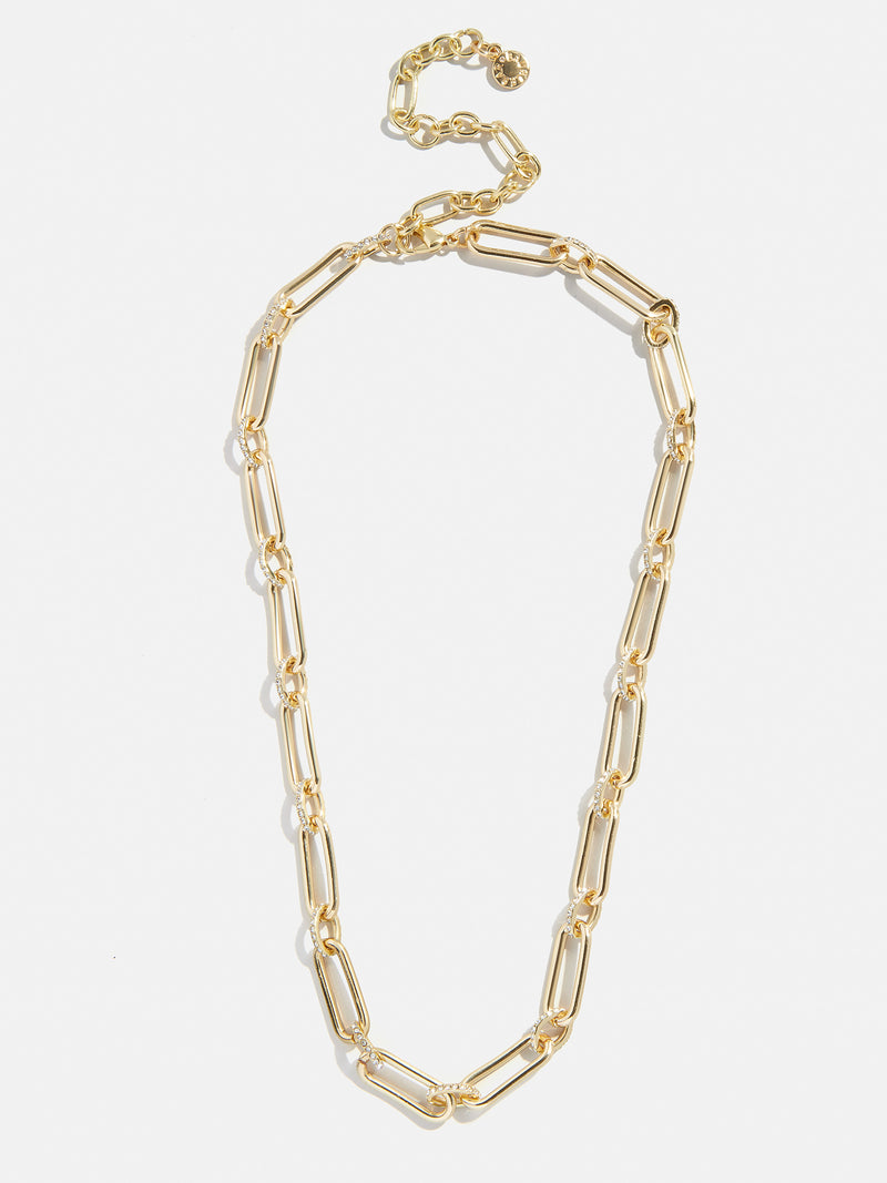 BaubleBar: Pavé Hera Necklace in Gold