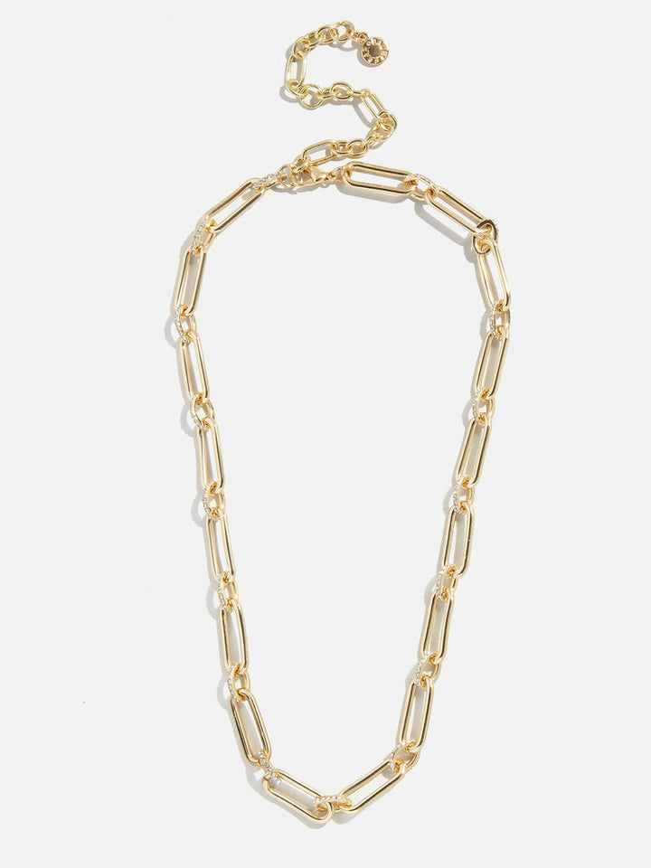 BaubleBar: Pavé Hera Necklace in Gold