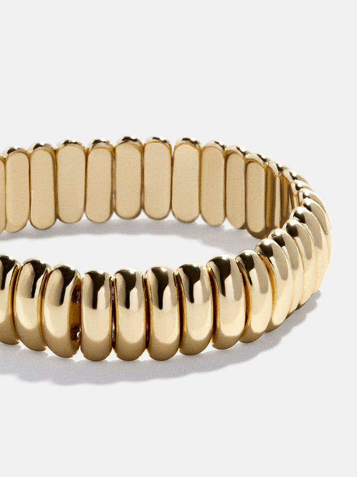 Baublebar: Keira Ribbed Bracelet in Gold