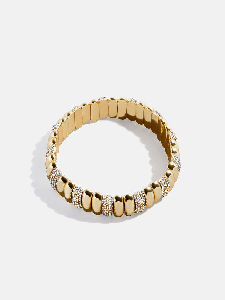 Baublebar: Keira Ribbed Bracelet in Clear