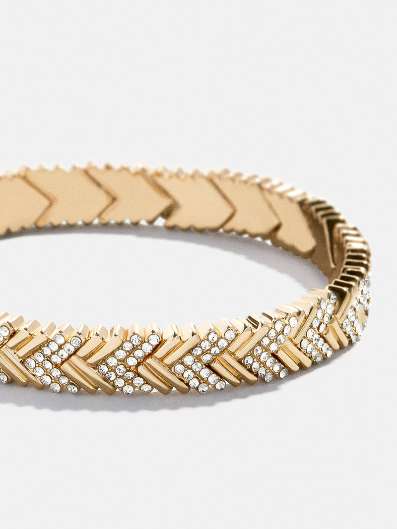 Baublebar: Naya Gold Bracelet in Clear