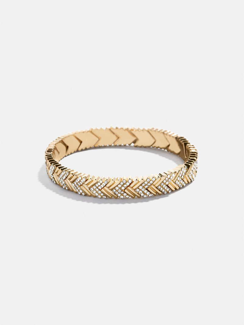 Baublebar: Naya Gold Bracelet in Clear