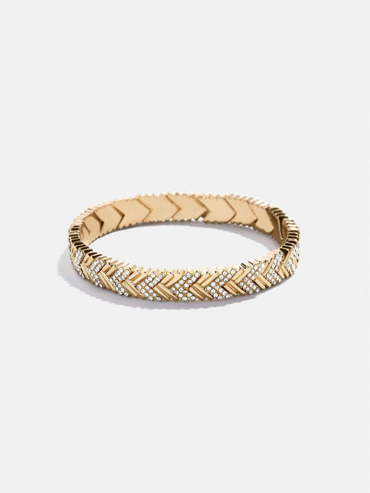 Baublebar: Naya Gold Bracelet in Clear