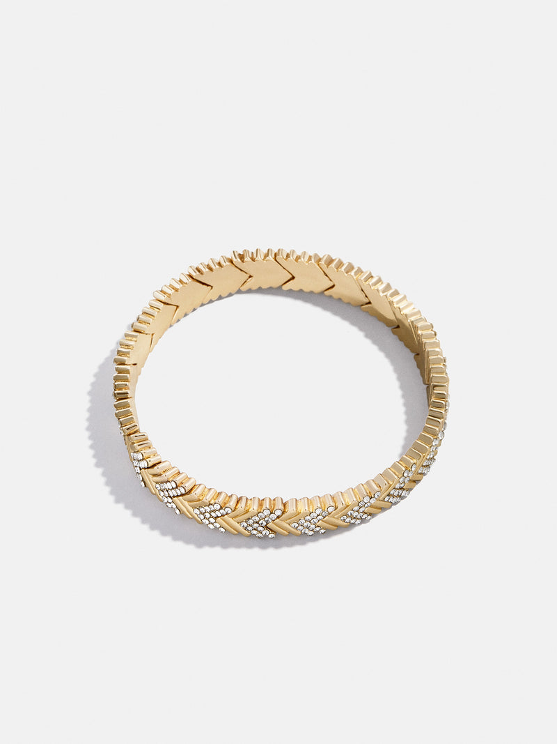 Baublebar: Naya Gold Bracelet in Clear