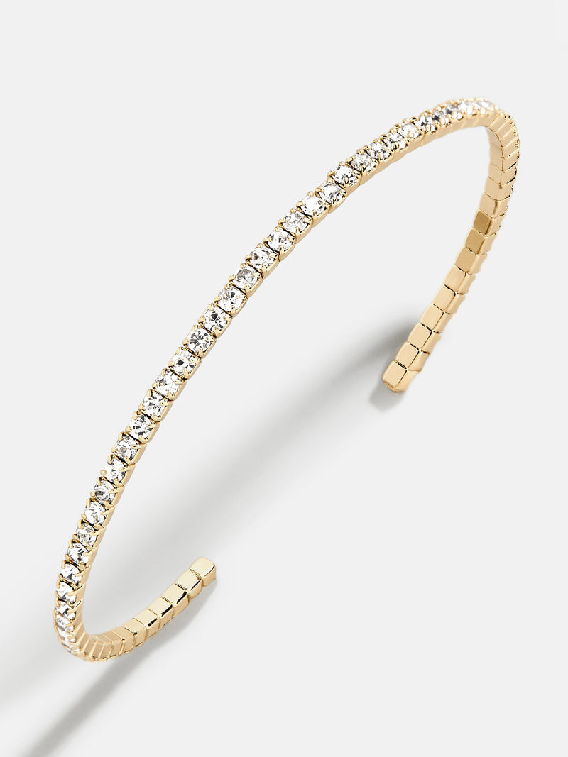 Baublebar: Rumi Open Cuff Bracelet in Clear