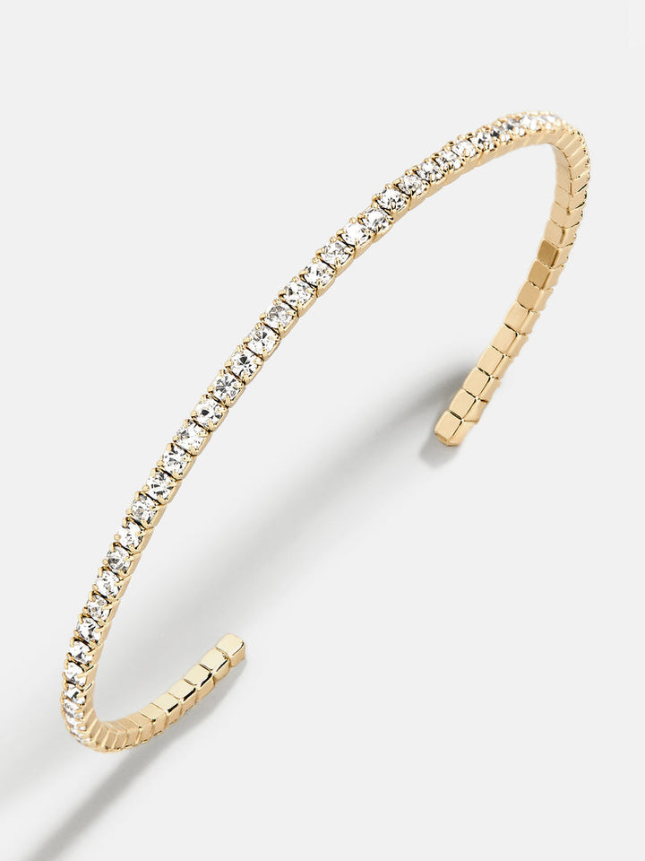 Baublebar: Rumi Open Cuff Bracelet in Clear