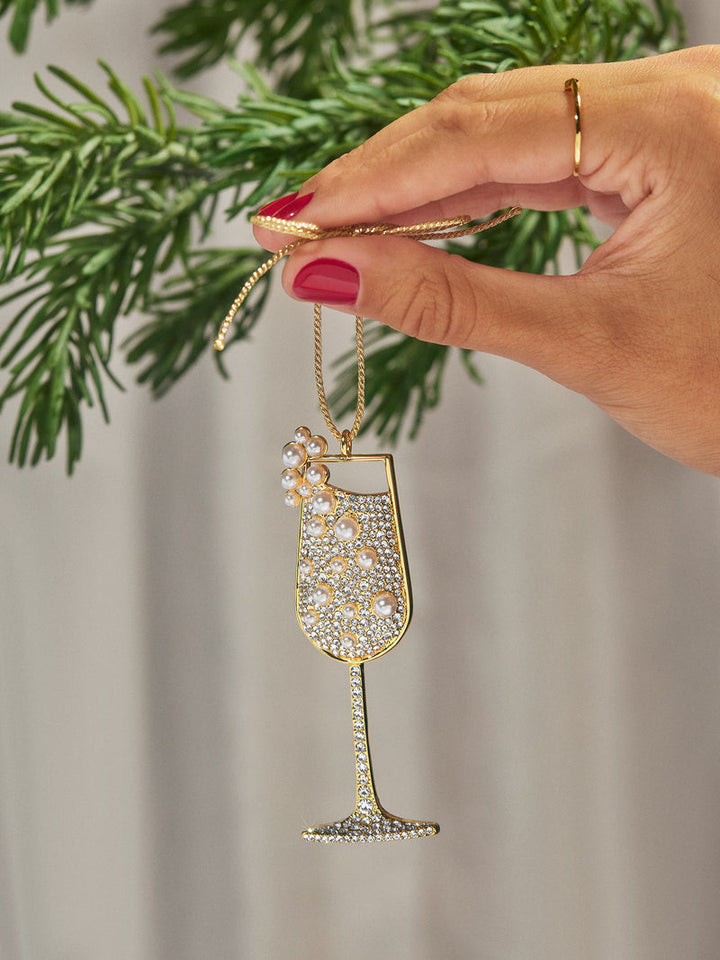 Baublebar: Bubbly and Bright Champagne Ornament
