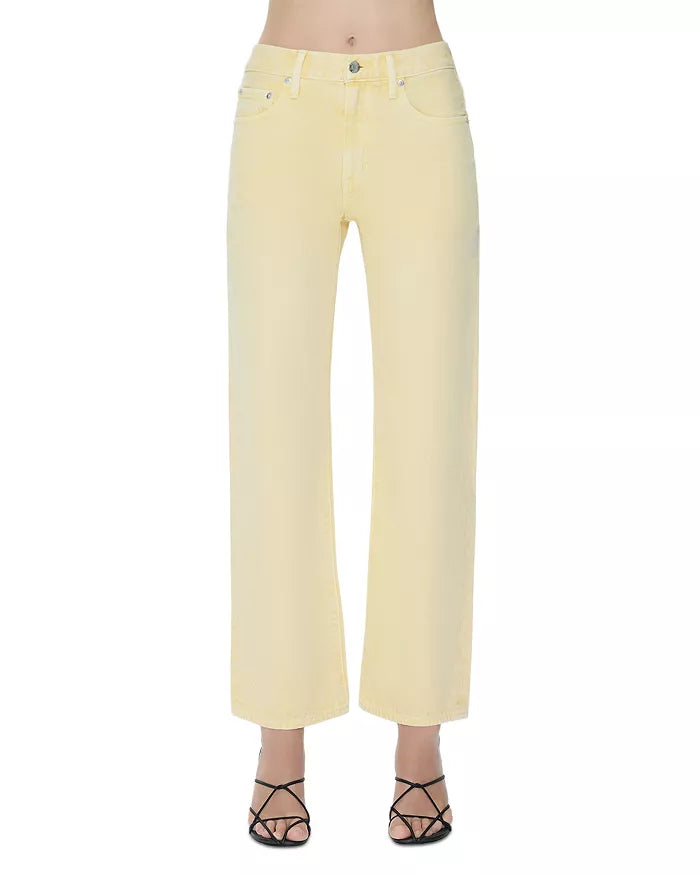 Dear John: Holly Straight Leg Jeans in Wax Yellow