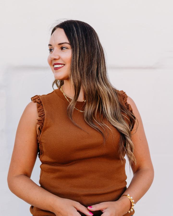 Dear John: Bridgette Top in Cappuccino