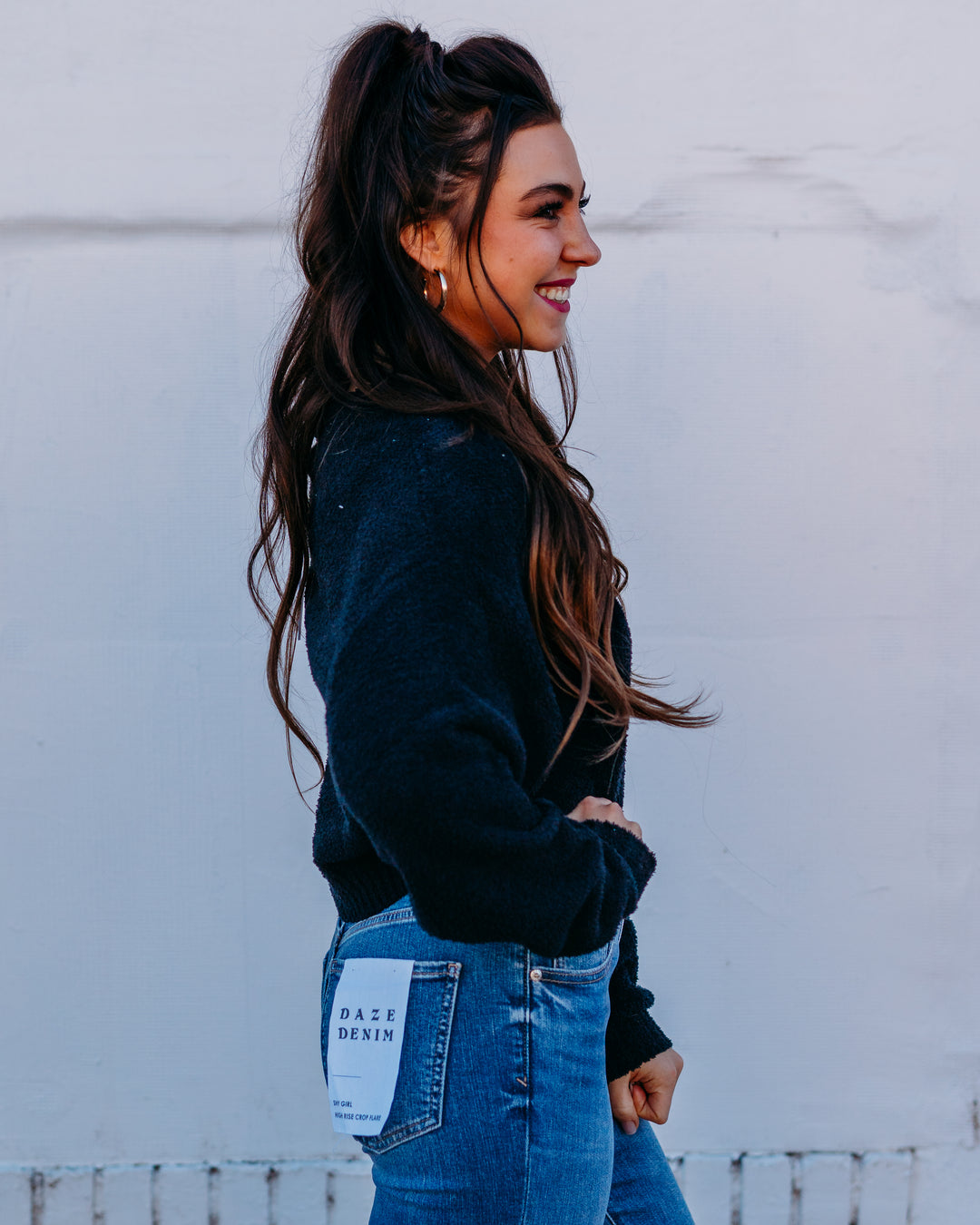 UGG: Novalie Slouchy Pullover Sweater in Black (1172230)