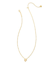 Load image into Gallery viewer, Kendra Scott: Framed Tess Satellite Necklace in Gold Iridescent Drusy
