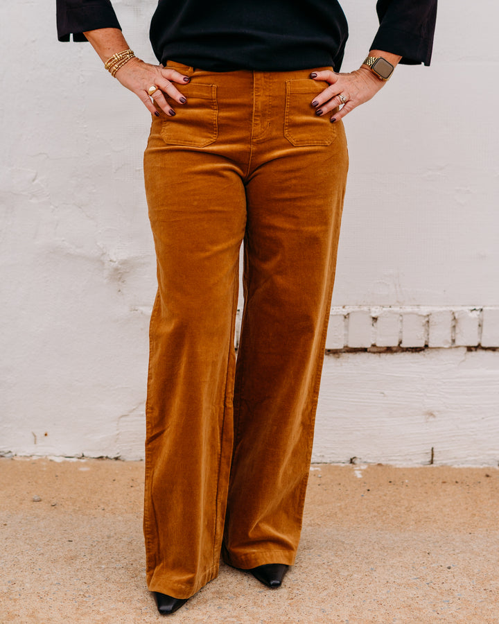 Another Love: Anabel Pants in Spicewood Brown