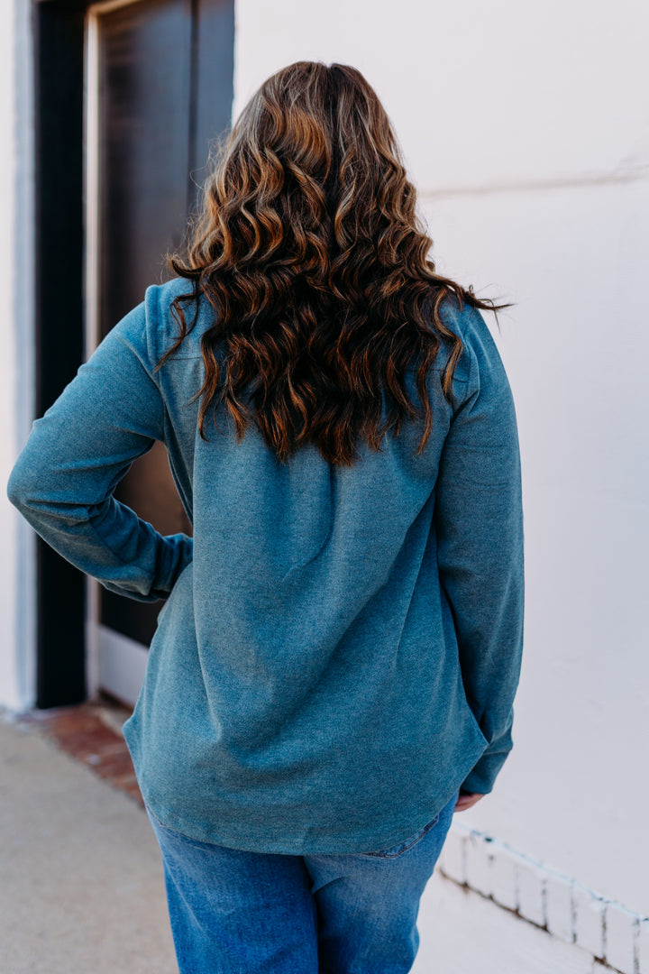 Thread & Supply: Cassian Shirt in Grey T4444PVTS