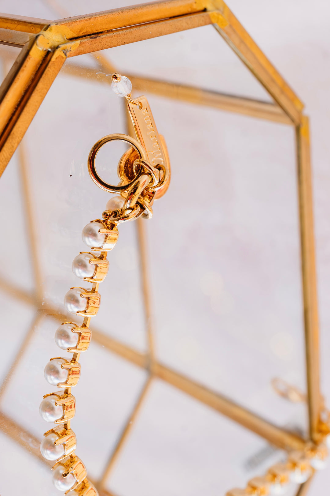Mariana: Petite Everyday Gold Bracelet in “Cream Pearl”