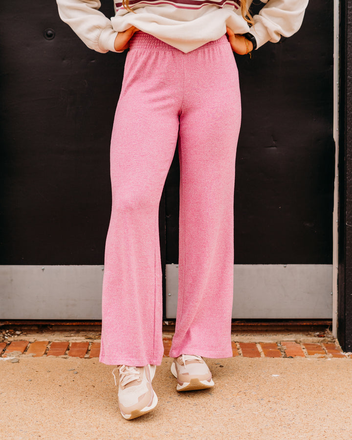 Z Supply: Dawn Smocked Pant in Sweet Plum